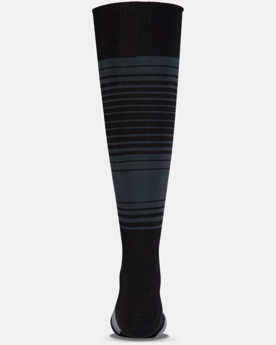 Kids' UA Global Performance Over-The-Calf Soccer Socks, Black, pdpMainDesktop image number 3